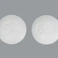 Methamphetamine (Methamphetamine [ meth-am-fet-a-meen ])-54 681-5 mg-White-Round