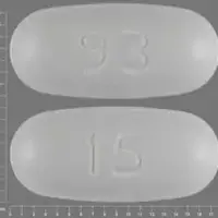 Nabumetone (Nabumetone [ na-bue-me-tone ])-93 15-500 mg-White-Oval