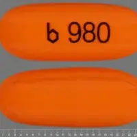 Nimodipine (Nimodipine [ nih-mo-dih-peen ])-b 980-30 mg-Orange-Capsule-shape