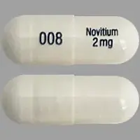 Nitisinone (Nitisinone [ nye-tis-i-none ])-008 Novitium 2 mg-2 mg-White-Capsule-shape