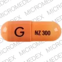 Nizatidine (Nizatidine [ ni-za-ti-deen ])-G NZ 300-300 MG-Brown-Capsule-shape