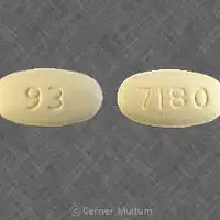 Ofloxacin (Ofloxacin (oral) [ oh-flox-a-sin ])-7180 93-200 mg-Yellow-Oval