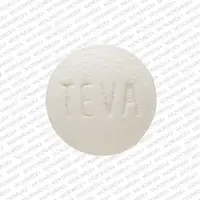 Olanzapine (Olanzapine (oral) [ oh-lanz-a-peen ])-TEVA 5767-2.5 mg-White-Round