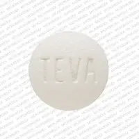 Olanzapine (Olanzapine (oral) [ oh-lanz-a-peen ])-TEVA 5768-5 mg-White-Round