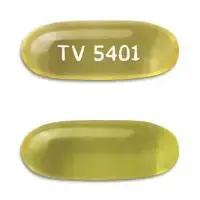 Bp vit 3 (Omega-3 polyunsaturated fatty acids [ oh-may-ga-3 pol-ee-un-sat-yoo-ray-ted-fat-ee-as-ids ])-TV 5401-1000 mg-Yellow-Capsule-shape