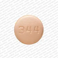 Ondansetron (injection) (Ondansetron (injection) [ on-dan-se-tron ])-M 344-8 mg-Orange-Round