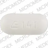 Oxaprozin (Oxaprozin [ ox-a-proe-zin ])-E 141-600 mg-White-Capsule-shape