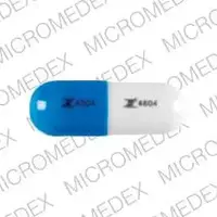 Oxazepam (Oxazepam [ ox-a-ze-pam ])-Z 4804 Z 4804-10 mg-Blue & White-Capsule-shape