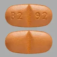 Oxcarbazepine (Oxcarbazepine [ ox-kar-bay-zeh-peen ])-B2 92-150 mg-Beige-Oval