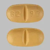 Oxcarbazepine (Oxcarbazepine [ ox-kar-bay-zeh-peen ])-B2 92-150 mg-Beige-Oval