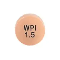 Paliperidone (injection) (Paliperidone (injection) [ pal-ee-per-i-done ])-WPI 1.5-1.5 mg-Beige-Round