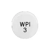 Paliperidone (Paliperidone (oral) [ pal-ee-per-i-done ])-WPI 3-3 mg-White-Round