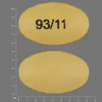 Pantoprazole (Pantoprazole (oral/injection) [ pan-toe-pra-zole ])-93/11-20 mg-Yellow-Oval