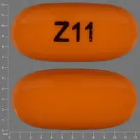 Paricalcitol (Paricalcitol (oral/injection) [ par-i-kal-si-tol ])-Z11-2 mcg-Orange-Capsule-shape