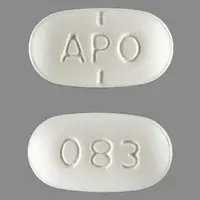 Paroxetine (Paroxetine [ pa-rox-a-teen ])-APO 083-20 mg-White-Oval