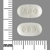 Paroxetine (Paroxetine [ pa-rox-a-teen ])-APO 083-20 mg-White-Oval