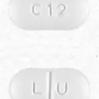 Perindopril (Perindopril [ per-in-doe-pril ])-L U C12-4 mg-White-Capsule-shape