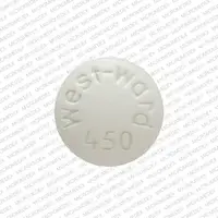 Phenobarbital (Phenobarbital [ fee-noe-bar-bi-tal ])-West-Ward 450-30 mg-White-Round