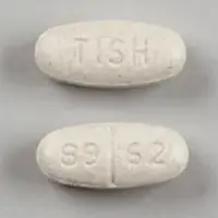 Fiber laxative (Polycarbophil [ pol-ee-kar-boe-fil ])-TISH 8962-calcium polycarbophil 625 mg-Beige-Oval