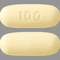 Posaconazole (monograph) (Noxafil)-100-100 mg-Yellow-Capsule-shape