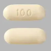 Posaconazole (monograph) (Noxafil)-100-100 mg-Yellow-Capsule-shape