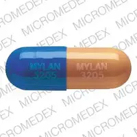 Prazosin (Prazosin [ pra-zoe-sin ])-MYLAN 3205 MYLAN 3205-5 mg-Blue / Brown-Capsule-shape