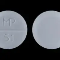 Prednisone (Prednisone)-MP 51-5 mg-White-Round