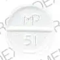 Prednisone (Prednisone)-MP 51-5 mg-White-Round