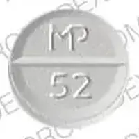 Prednisone (Prednisone)-MP 52-10 mg-White-Round