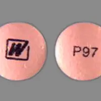 Primaquine (Primaquine [ prim-a-kwin ])-W P97-26.3 mg (15 mg base)-Pink-Round