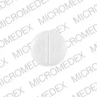 Primidone (Primidone [ prim-i-done ])-51 30 V-50 mg-White-Round