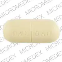 Probenecid (Probenecid [ proe-ben-a-sid ])-5347 DAN DAN-500 mg-Yellow-Capsule-shape