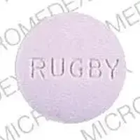 Quinidine (Quinidine (oral/injection) [ kwih-nih-deen ])-4432 RUGBY-200 mg-White-Round