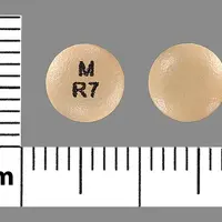 Rabeprazole (Rabeprazole [ ra-bep-ra-zole ])-M R7-20 mg-Beige-Round