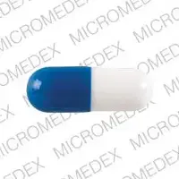 Ramipril (Ramipril [ ram-i-pril ])-> RP 10-10 mg-White / Blue-Capsule-shape