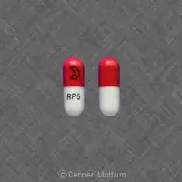 Ramipril (Ramipril [ ram-i-pril ])-> RP 5-5 mg-White / Red-Capsule-shape