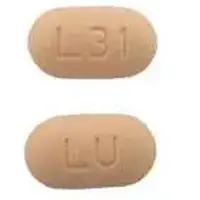 Ranolazine (Ranolazine [ ra-noe-la-zeen ])-LU L31-500 mg-Orange-Oval