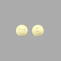 Repaglinide (Repaglinide (oral) [ re-pag-li-nide ])-C 745-1 mg-Yellow-Round