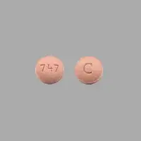 Repaglinide (Repaglinide (oral) [ re-pag-li-nide ])-C 747-2 mg-Pink-Round