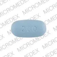 Ribavirin (Ribavirin (oral) [ rye-ba-vye-rin ])-200 3RP-200 mg-Blue-Capsule-shape