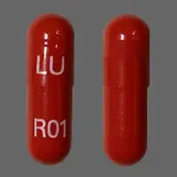 Rifabutin (Rifabutin [ rif-a-bue-tin ])-LU R01-150 mg-Brown-Capsule-shape