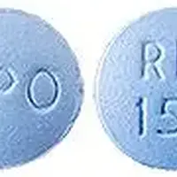 Risedronate (Risedronate [ ris-ed-roe-nate ])-APO RIS 150-150 mg-Blue-Round