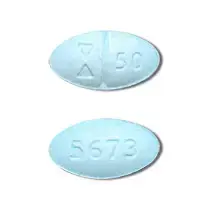 Sertraline (Sertraline [ ser-tra-leen ])-Logo 50 5673-50 mg-Blue-Oval