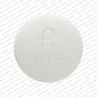 Spironolactone (Spironolactone [ spir-on-oh-lak-tone ])-R 673-100 mg-White-Round