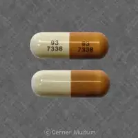 Tamsulosin (Tamsulosin [ tam-soo-loe-sin ])-93 7338 93 7338-0.4 mg-Brown / Beige-Capsule-shape