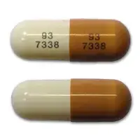 Tamsulosin (Tamsulosin [ tam-soo-loe-sin ])-93 7338 93 7338-0.4 mg-Brown / Beige-Capsule-shape