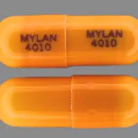 Temazepam (Temazepam [ te-maz-e-pam ])-MYLAN 4010 MYLAN 4010-15 mg-Orange-Capsule-shape