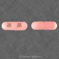 Terazosin (Terazosin [ ter-ay-zo-sin ])-GG 623 GG 623-5 mg-Pink-Capsule-shape