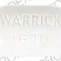 Theophylline (Theophylline (oral) [ thee-off-i-lin ])-WARRICK 1670-300 mg-White-Capsule-shape