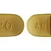 Abacavir (Abacavir [ a-bak-a-veer ])-APO AB 300-300 mg (base)-Yellow-Capsule-shape